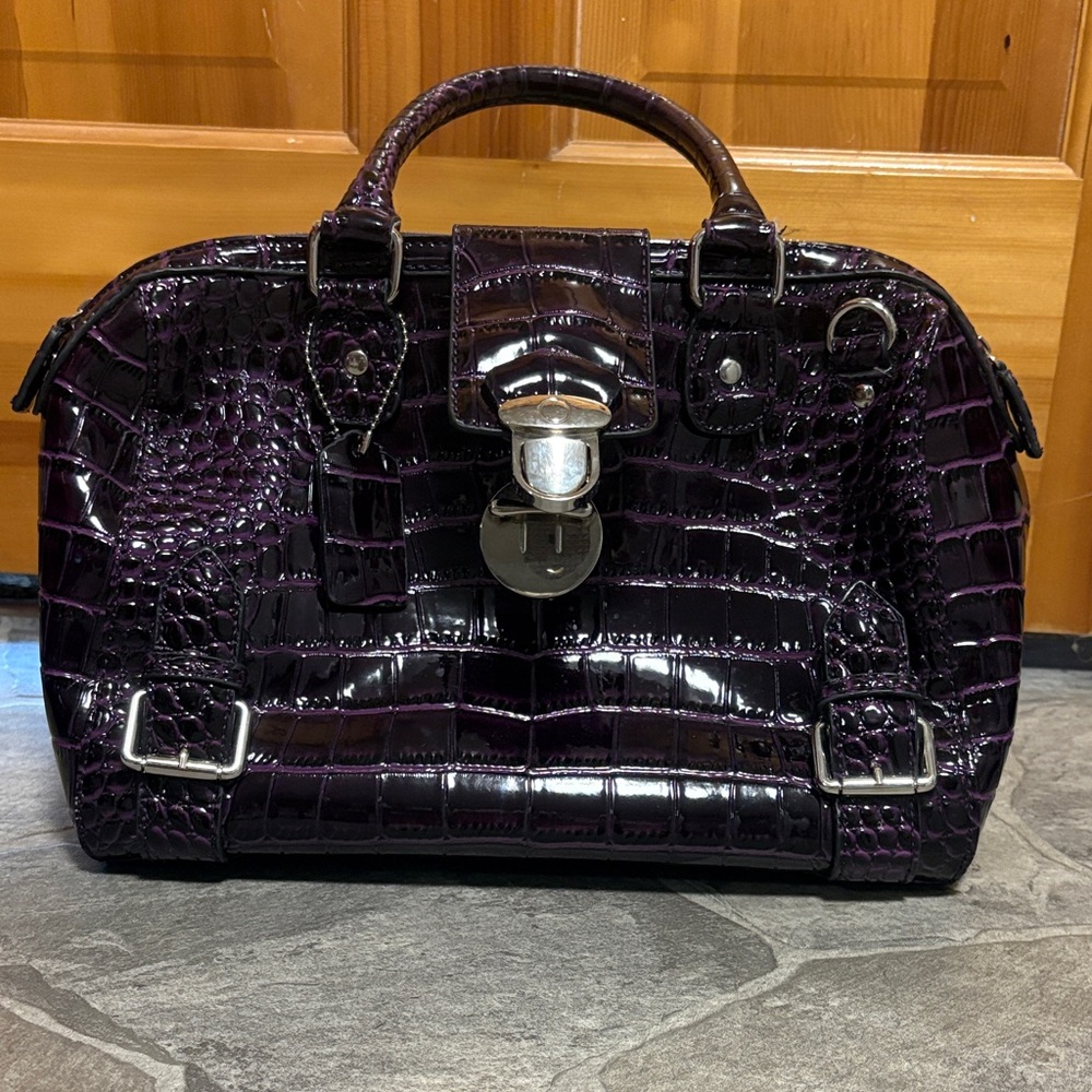 Dasein purple “fake alligator” purse.